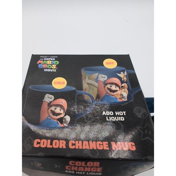 Super Mario Bros Color Change Mug Brand New! Zak 15 Oz - Picture 3 of 3